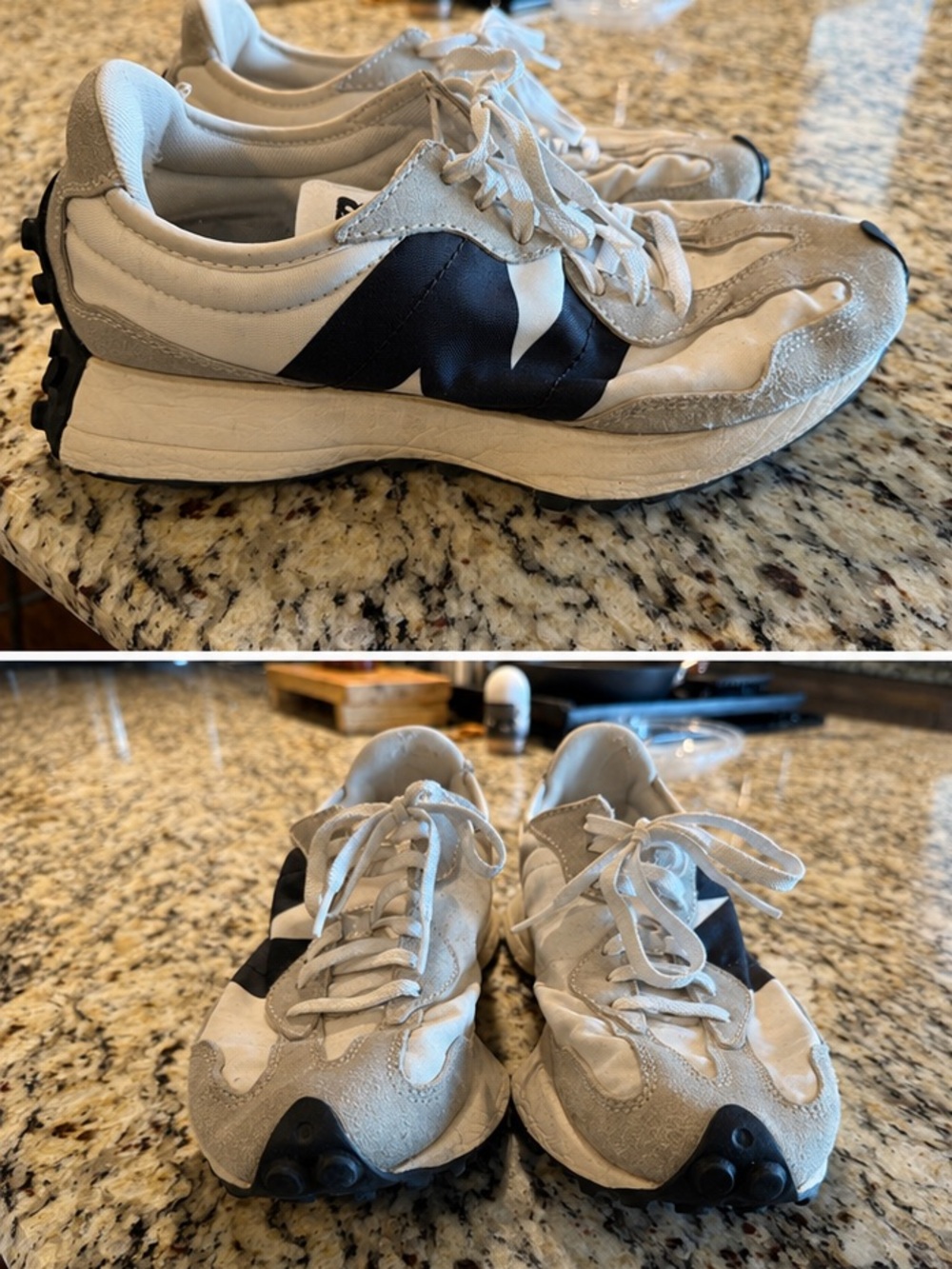 New Balance x Casablanca 327 Sneakers | White/Gray/Black | Women’s Size 8.5